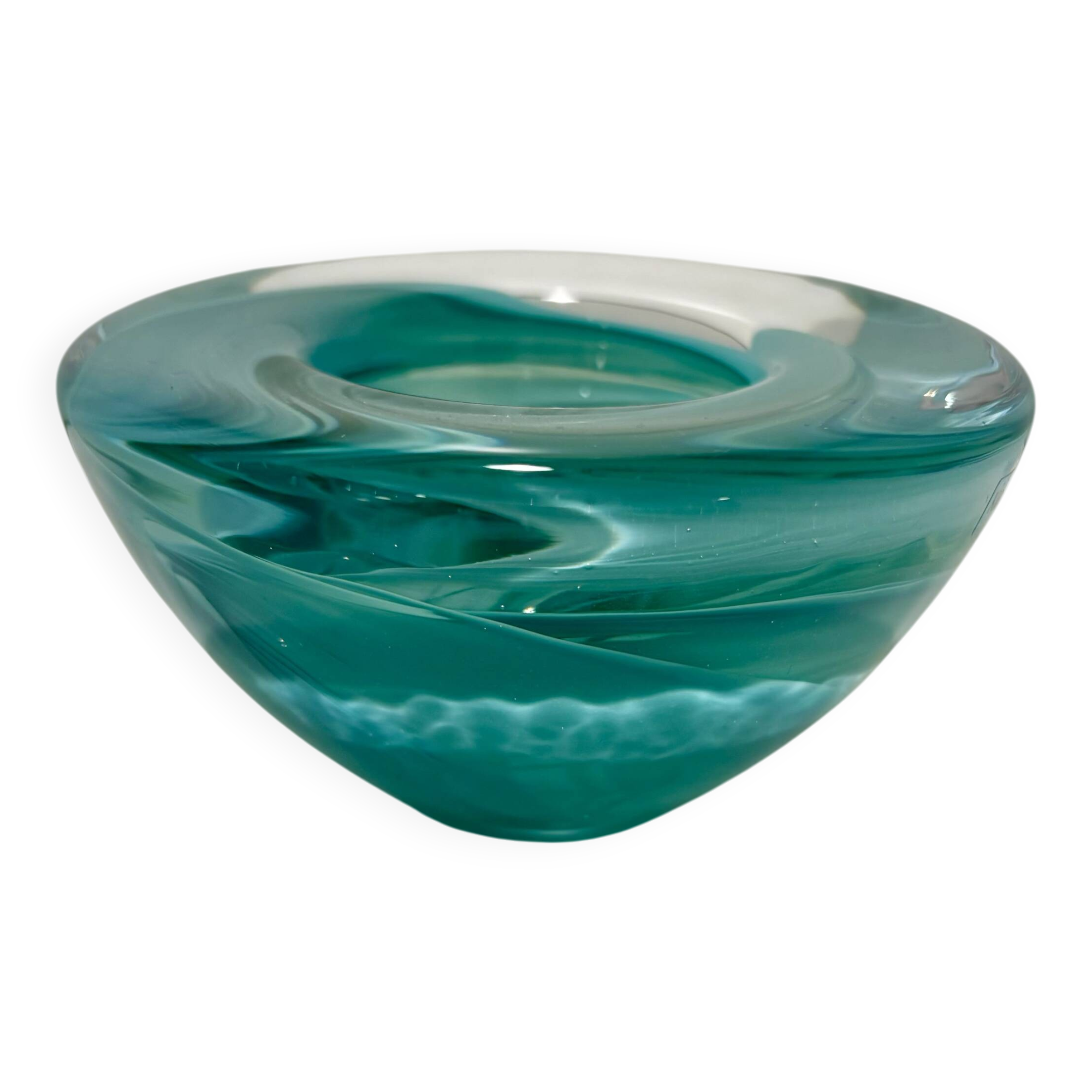 Atoll Bowl by Anna Ehrner for Kosta Boda, 1980s