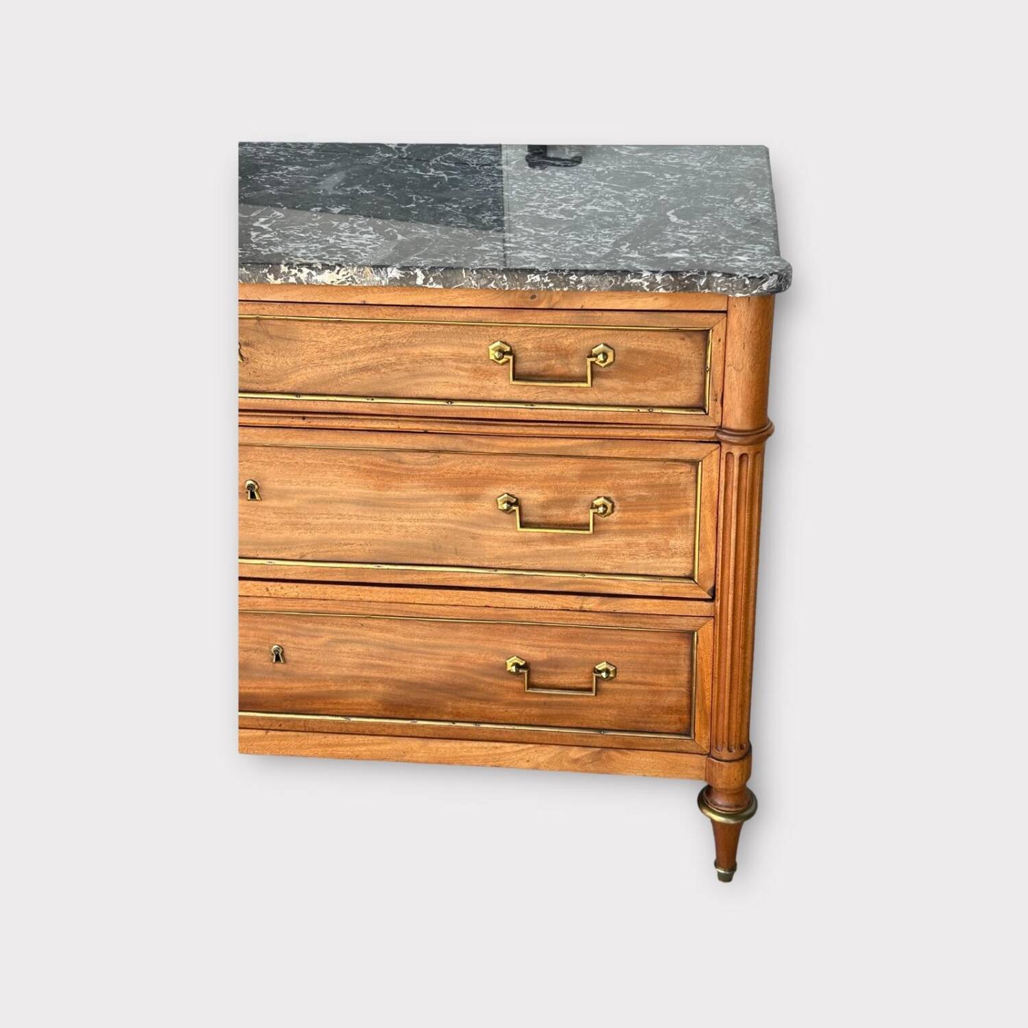 Louis XVI Period Blond Mahogany Chest of Drawers - 18th Century