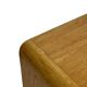 Table basse carrée minimaliste en chêne, années 70