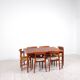 Grande table à manger extensible en palissandre brésilien par H. Sigh & Son