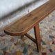 Banc de ferme merisier