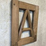 Vintage wooden frame letter A
