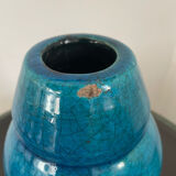Cracked Art Deco ceramic vase Francis Bichoff
