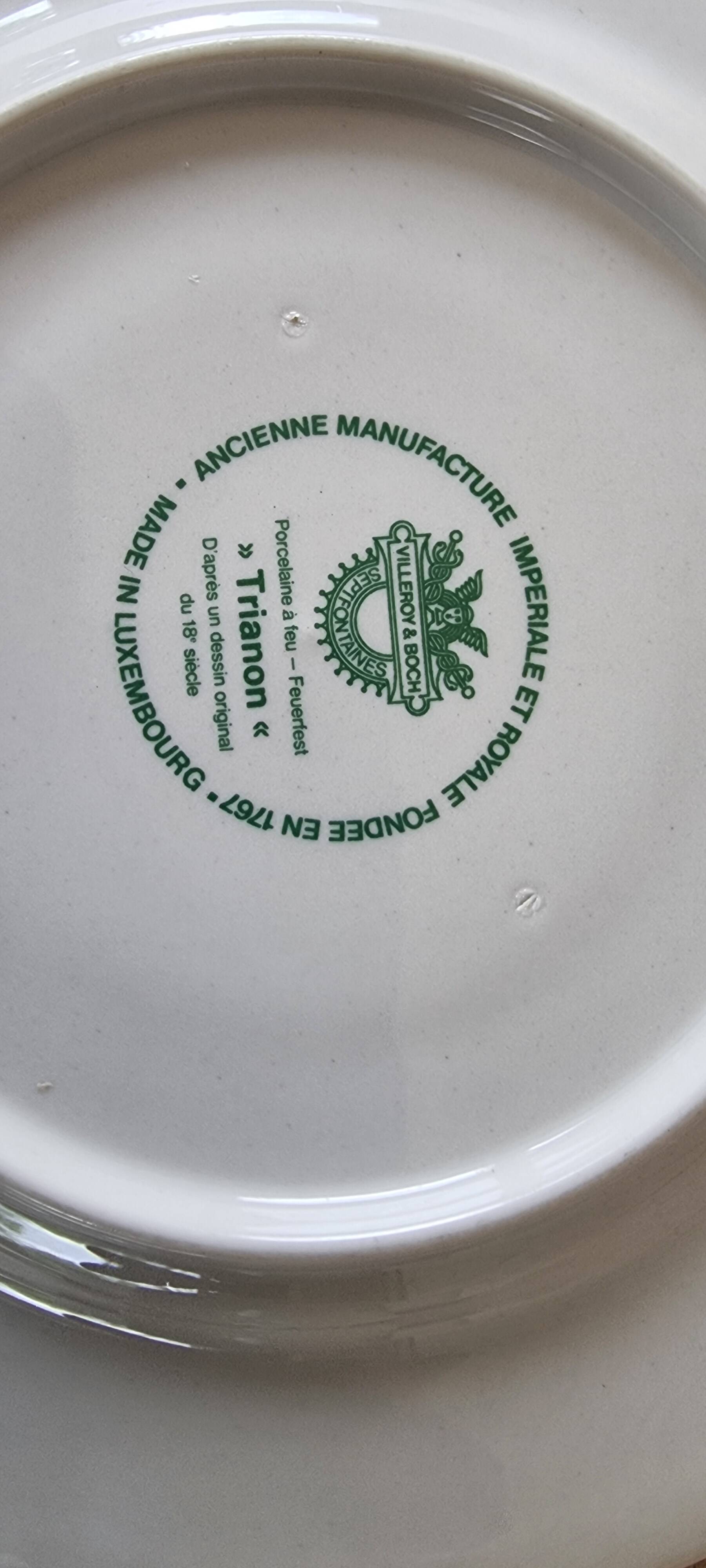 Villeroy & Boch Trianon 3 Coffee Tea Cups Saucers Perfect Condition