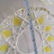 Candy dish, sugar bowl in transparent faceted glass