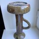Huge candle holder in pottery / glazed ceramics 60s-70s
