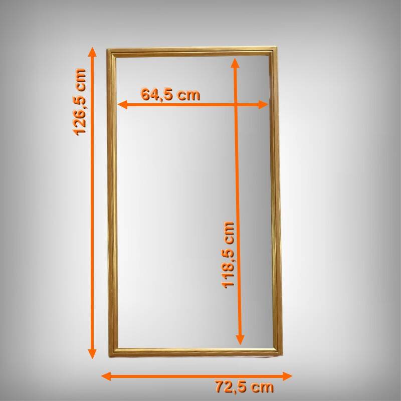 Gilded Wood Mirror, Maison Texier, Nantes – Late 19th Century