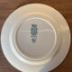 Assiette plate St Amand 4014 décor bleu vert