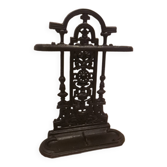 Vintage wrought iron umbrella stand