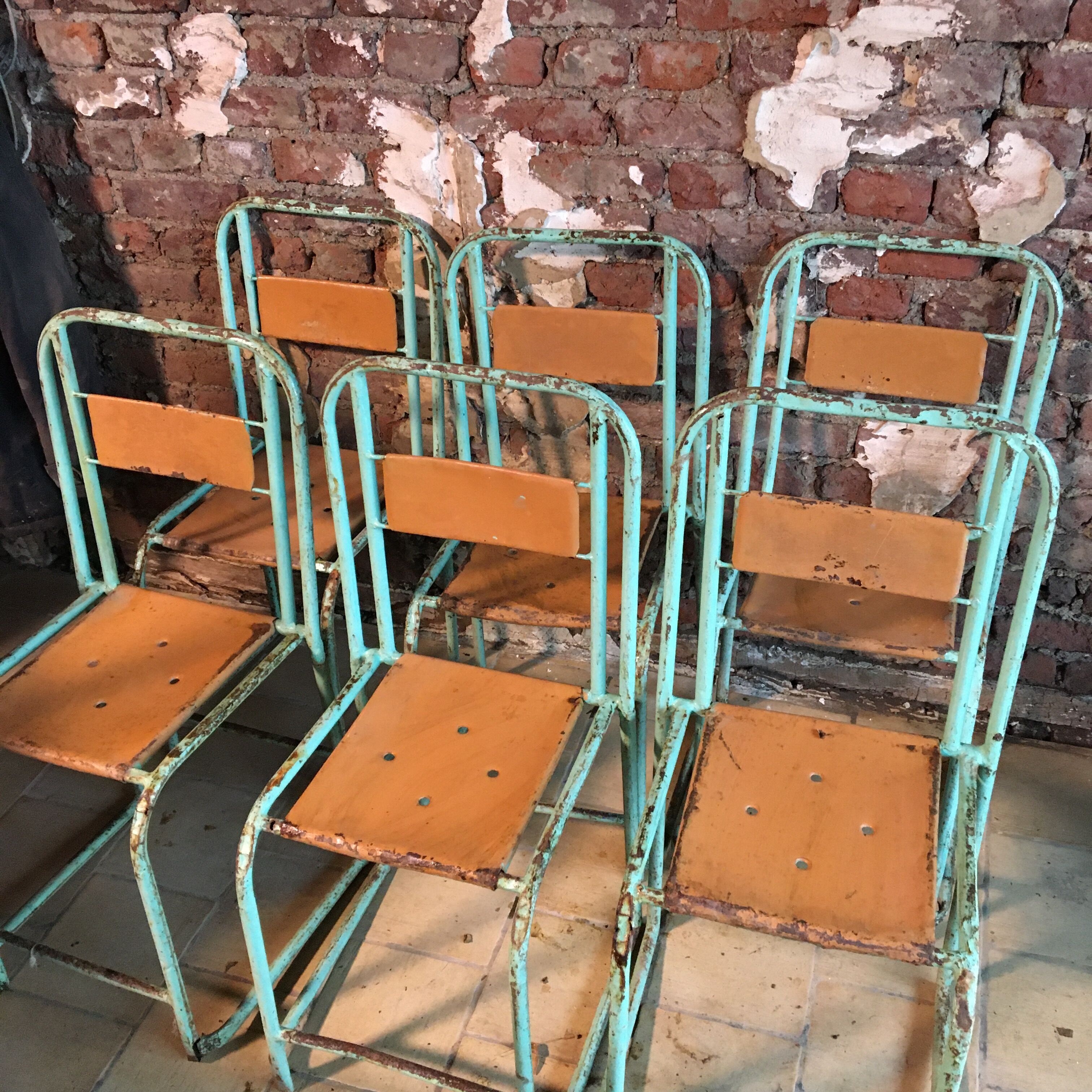 Vintage metal chair