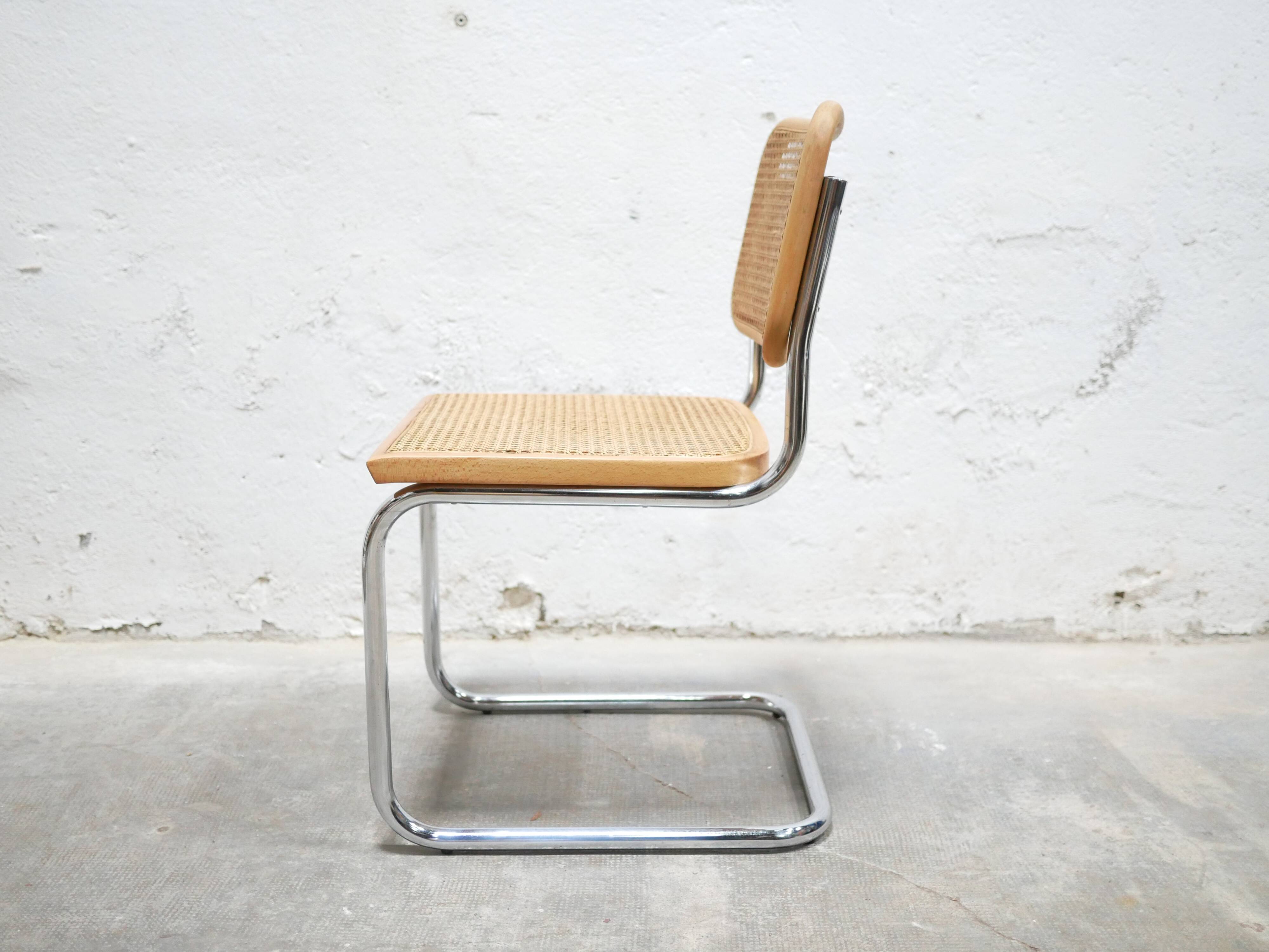 Chaise B32 par Marcel Breuer, Made in Italy
