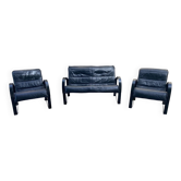 Canapé et paire de fauteuil  «Modele Polhem » du designer suédois Tod Bjorklund pour Ikea 1980
