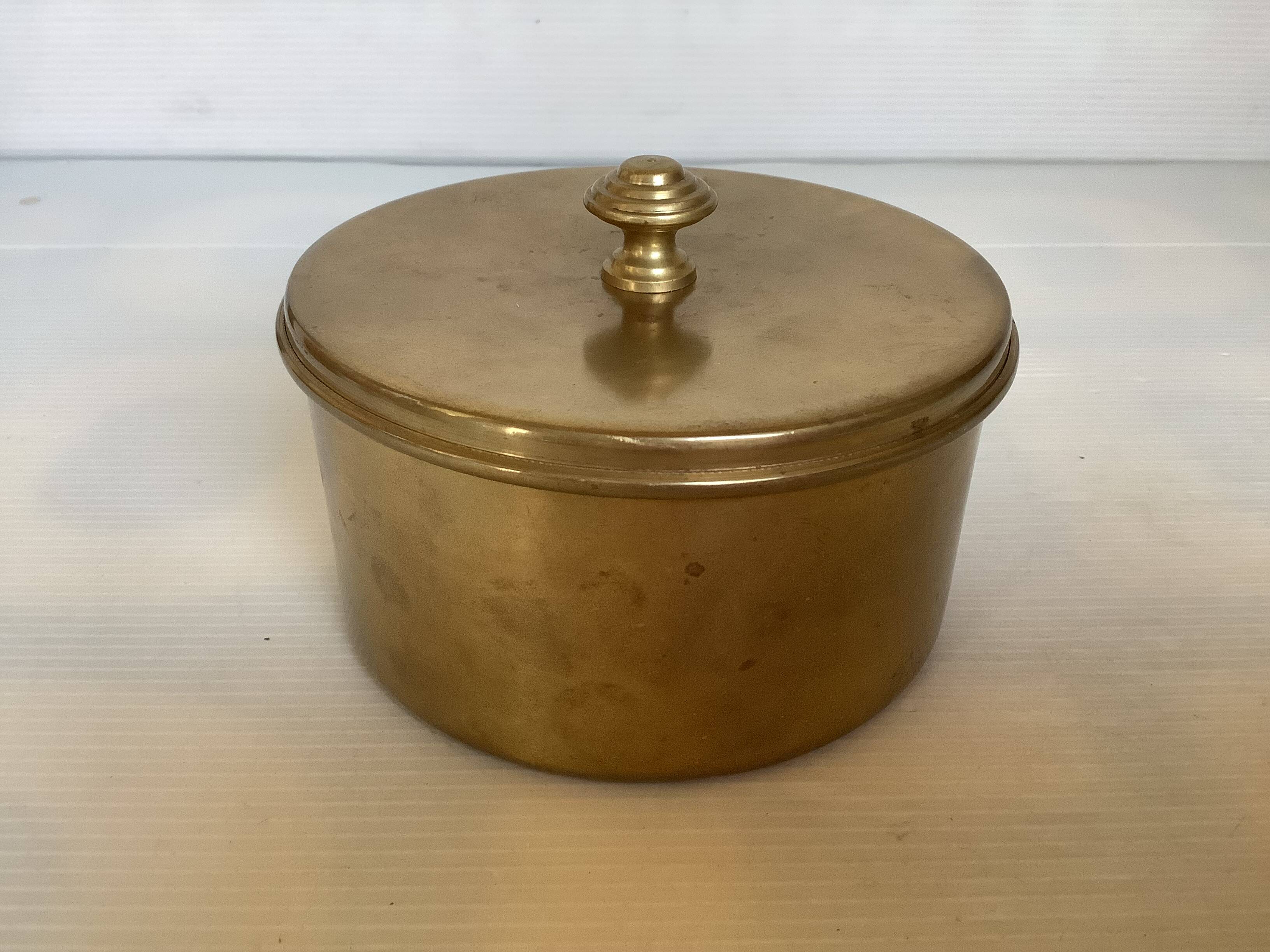 Brass catchall box
