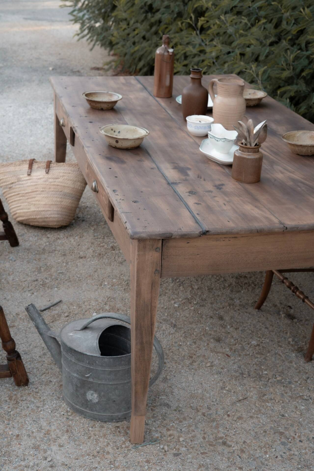 Renovated old farmhouse table