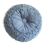Round cushion velvet pleated
