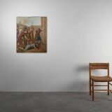 Flemish Religious Painting of the Passion of Christ, Belgium ca. 1900