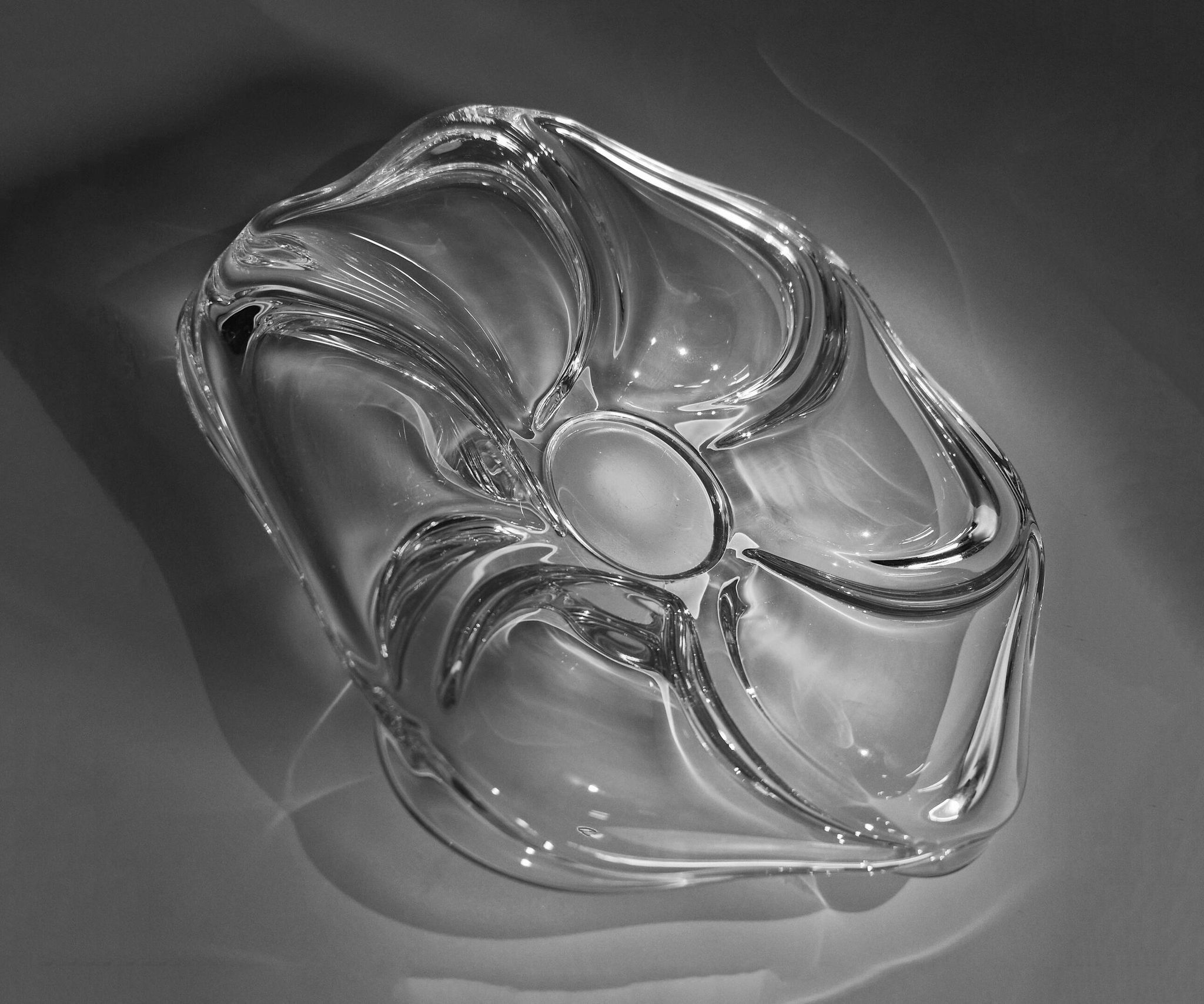 Grande Coupe Vintage • Cristal • Ateliers de Vannes-le-Châtel • 1970