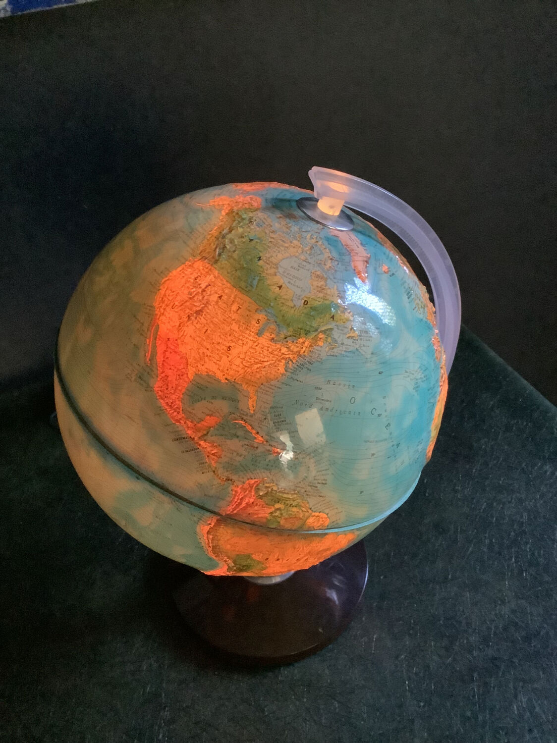 Vintage globe lamp