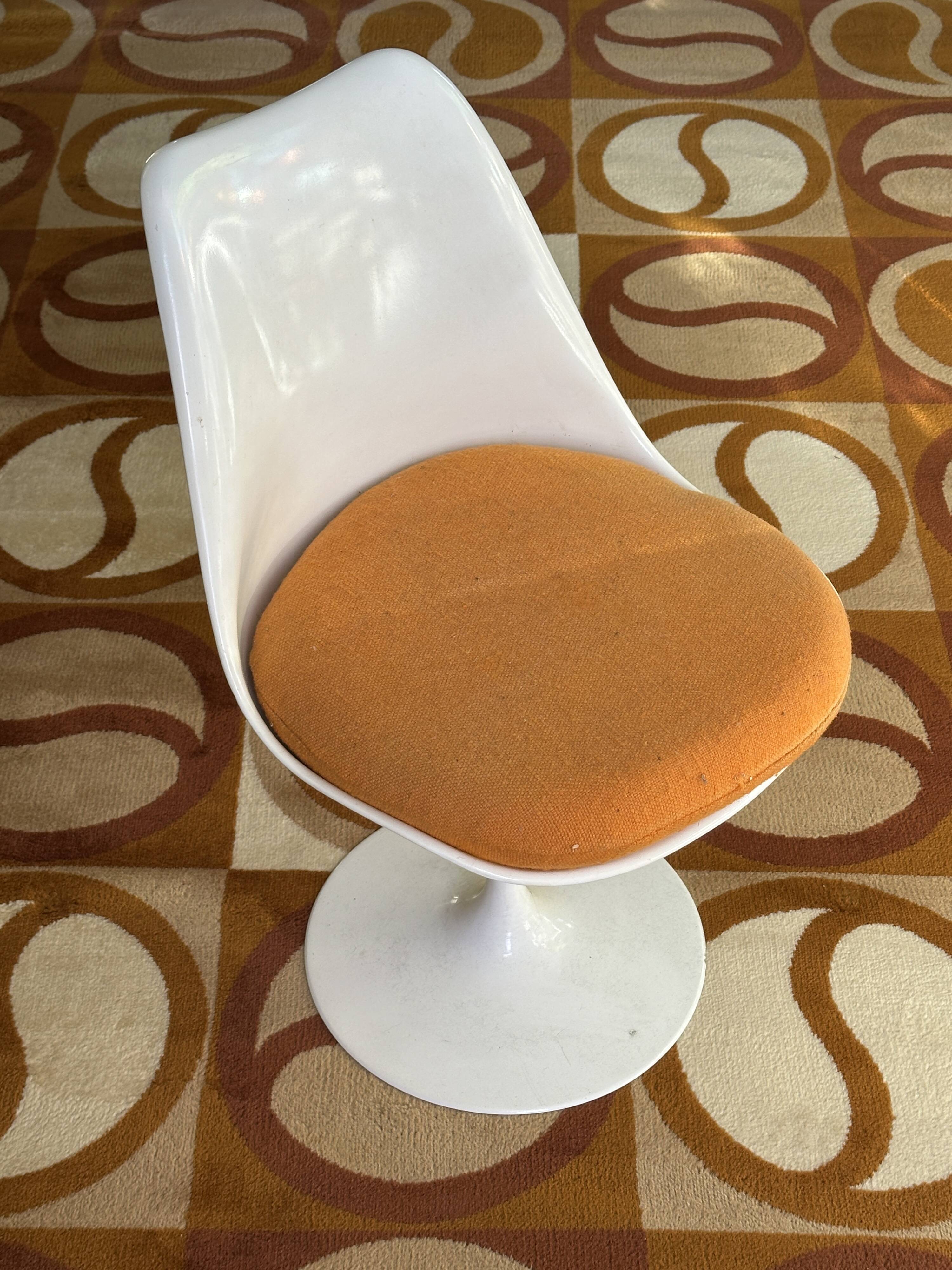 Grand tapis géométrique années 70 scandinave Space Age