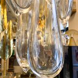 Venini Murano glass chandelier, Italy 1970s