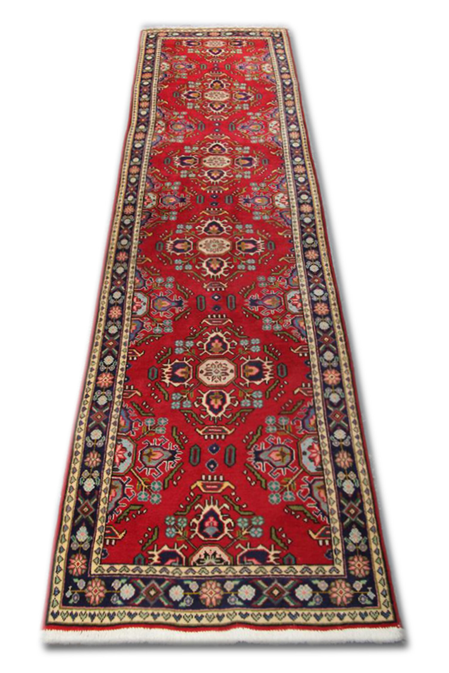 Persian tabriz runner rug 85x390cm