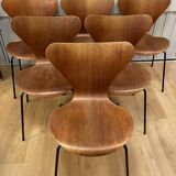 6 chaises Jacobsen Arne