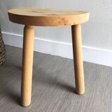 Wooden tripod stool