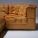 Vintage DS 11 modular sofa in cognac/orange leather by De Sede Swiss