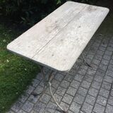 Dining garden of wood and wrought iron early twentieth