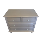 Commode bébé en bois peint