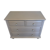 Commode bébé en bois peint