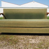 Louis XIII Style Convertible Sofa Sheep Bones