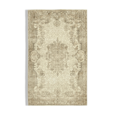 Handmade antique oriental beige rug 170 cm x 280 cm
