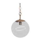 Suspension en laiton et verre à bulles du milieu du siècle (3 disponibles)