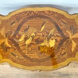 Double side table art nouveau tray