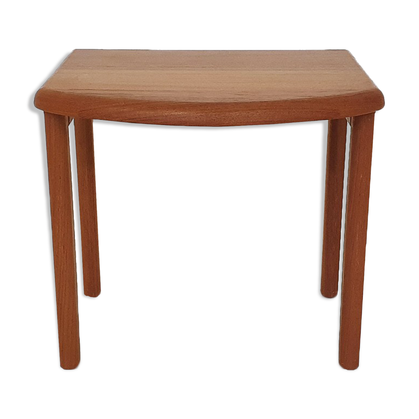 Scandinave moderne côté teck solide ou table de chevet, années 1960