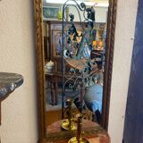 Console and trumeau, Louis XVI style in gilded wood