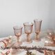 Set of 6 wine glasses Rosaline tourbillon model, Luminarc.