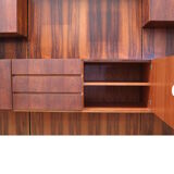 Vintage rosewood modular wall system from IDEE Möbel from the 1960s