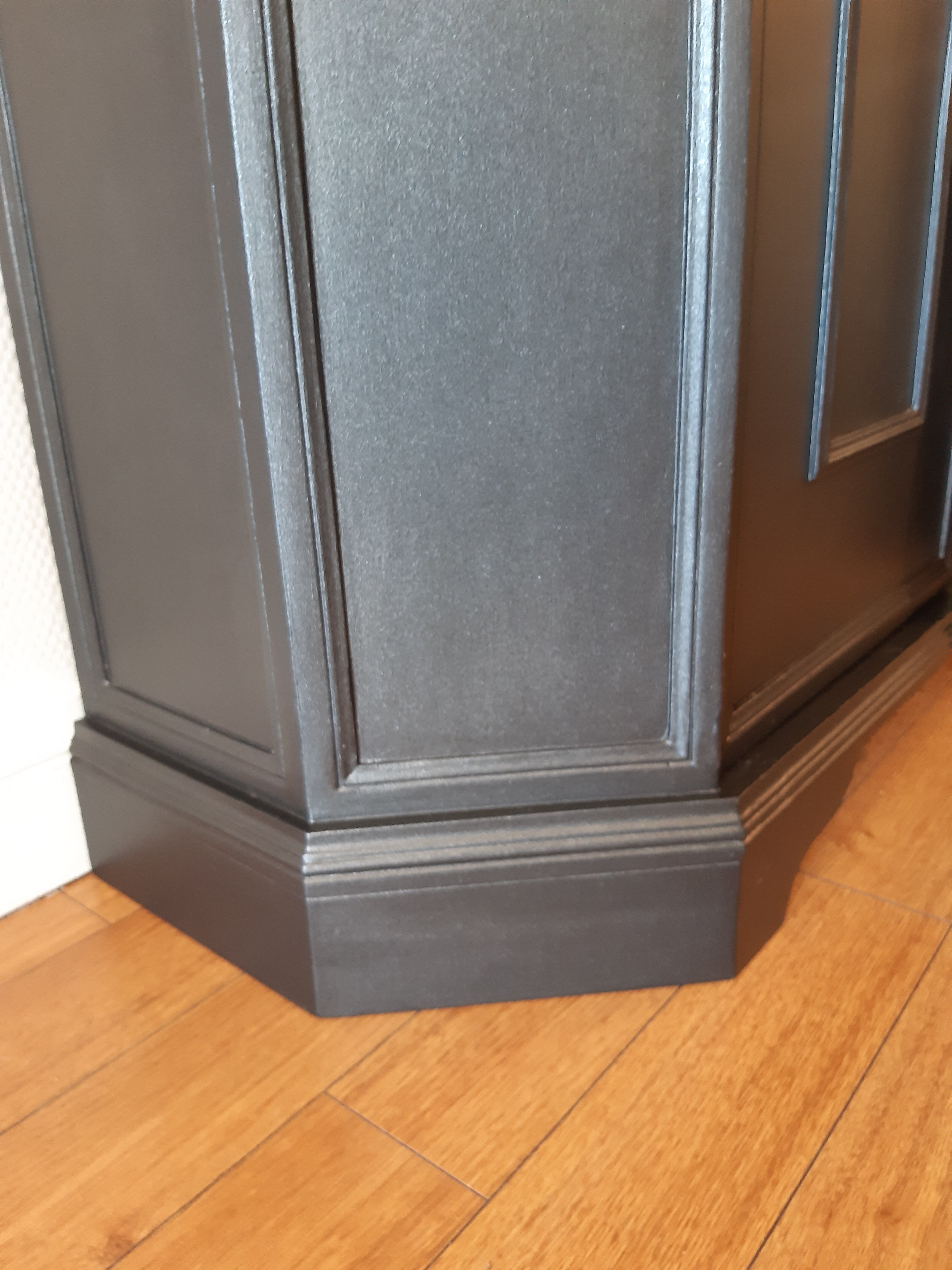 2-door "black steel" dresser