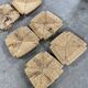 6 brutalist dining chairs