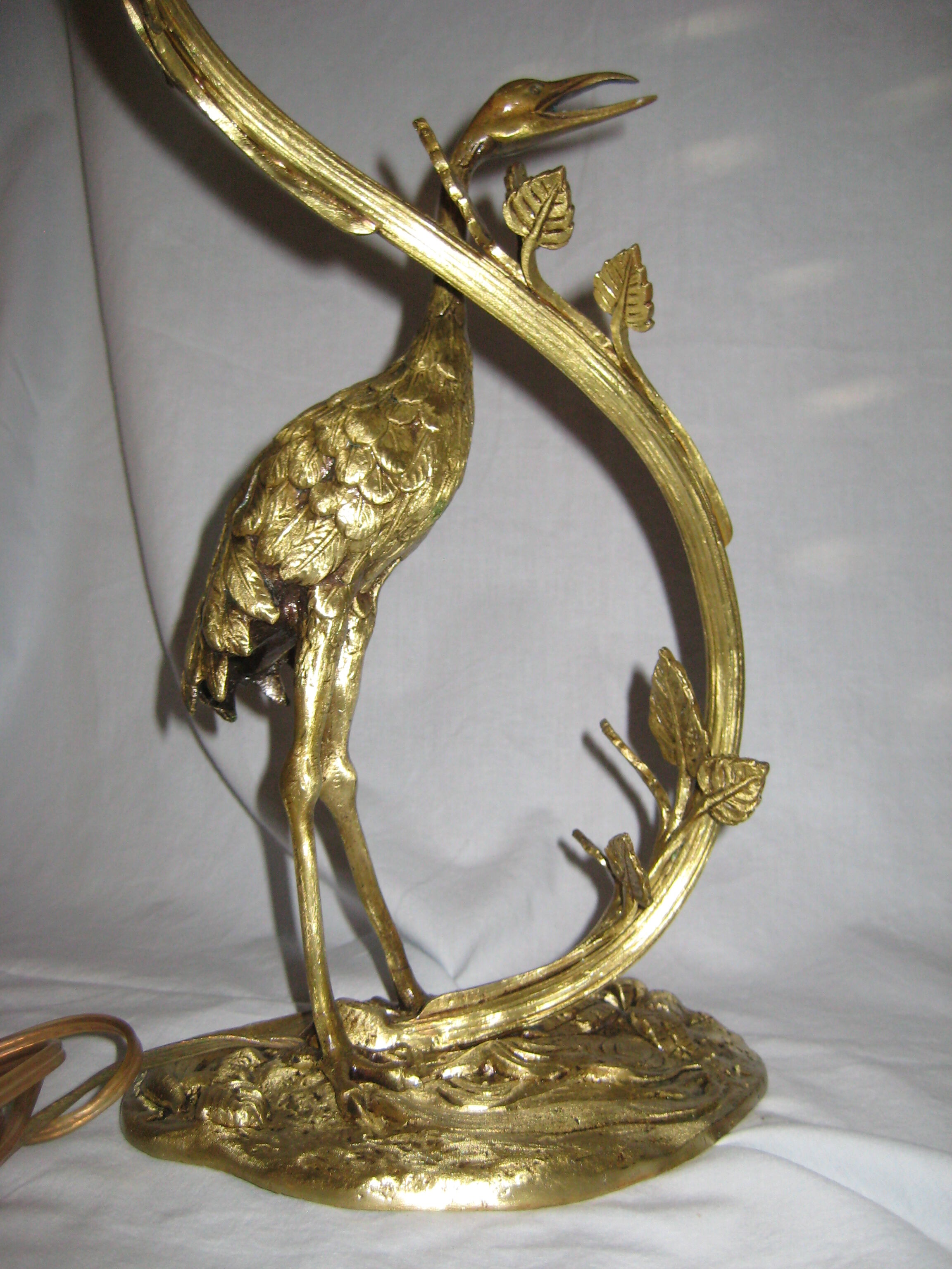 Bronze lamp art nouveau