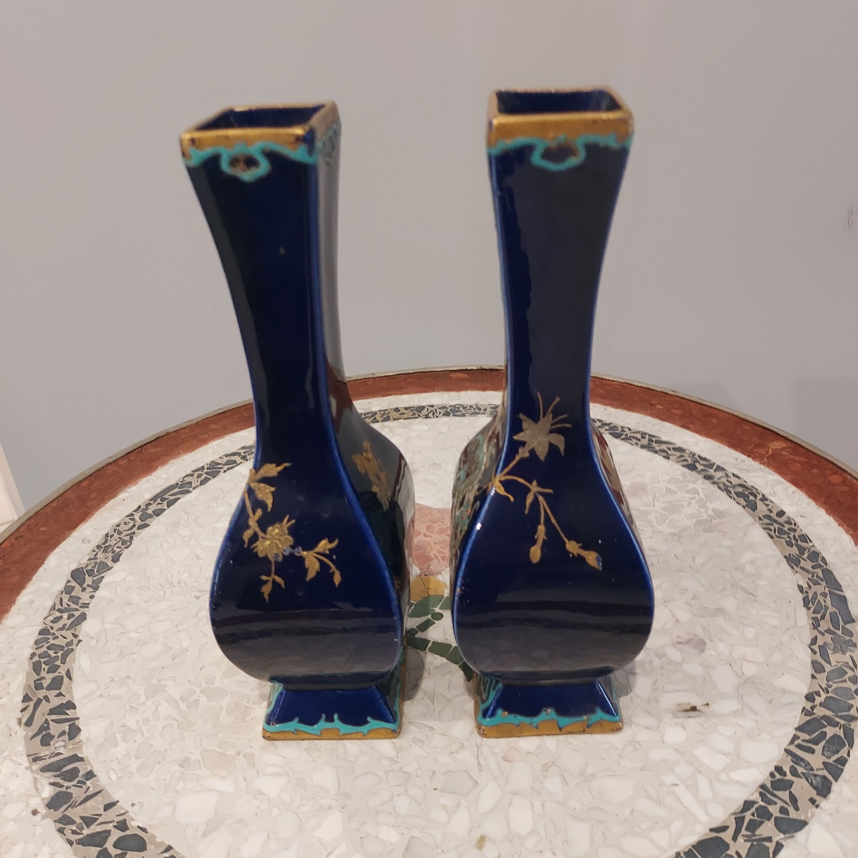 Pair of porcelain vases 1950s