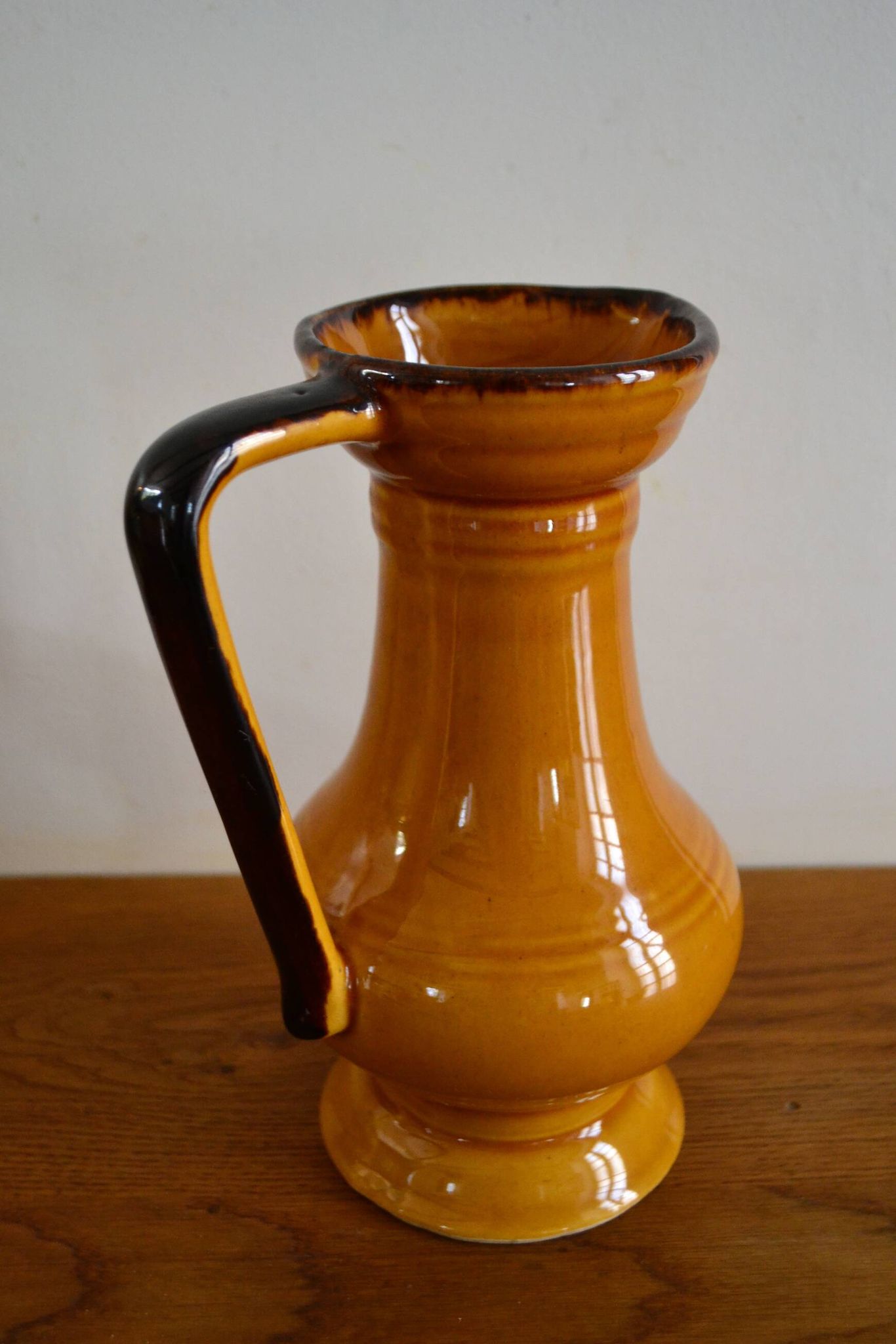 Enamelled Provençal jug