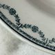 Set of 6 deep plates Saint Amand with floral garland decoration.