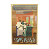 Framed art orient express 70s