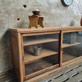 Antique display cabinet school cabinet oak sideboard 250 cm
