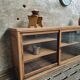 Antique display cabinet school cabinet oak sideboard 250 cm