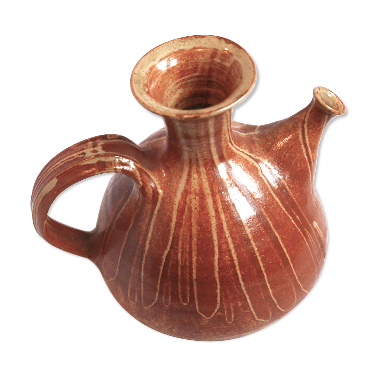 Pitcher, atypical sandstone jug from Daniel Auger's Puisaye