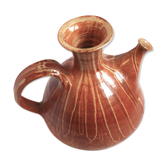 Pitcher, atypical sandstone jug from Daniel Auger's Puisaye